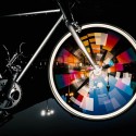 Reflektierende Velo Speichensticker Regenbogen