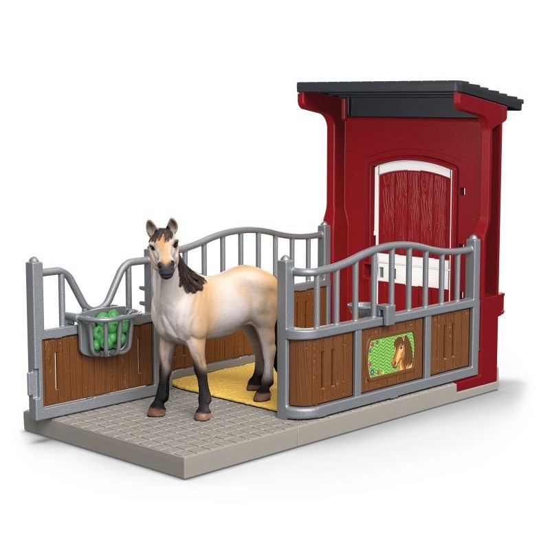 Schleich Tier Ponybox mit Mustang Stute