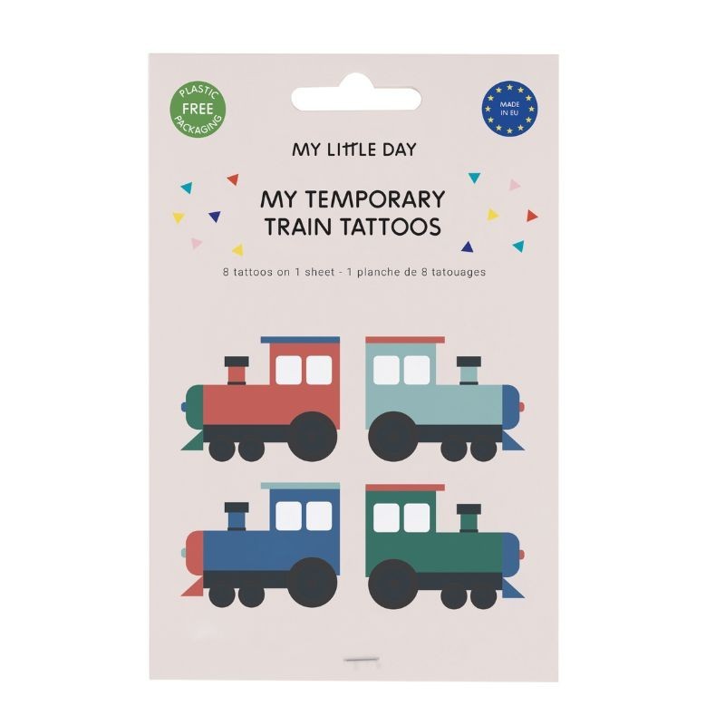 Kindertattoo Set Eisenbahn
