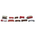 Eisenbahn Set mit 10 kleinen Spielfiguren
