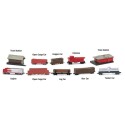 Eisenbahn Set mit 10 kleinen Spielfiguren