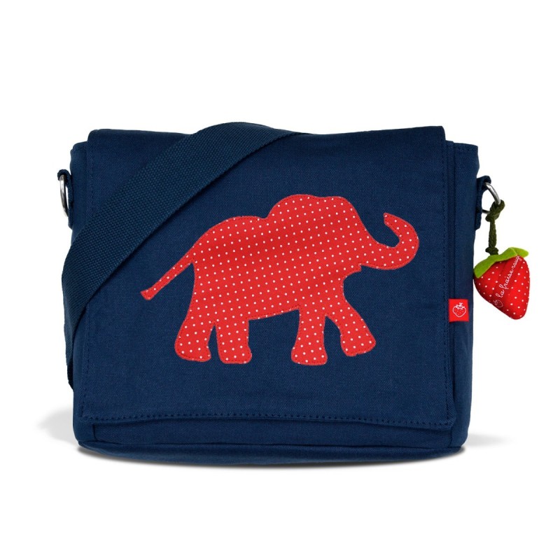 Kindergartentasche Elefant Erdbeer von la fraise rouge