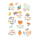 Wasserfeste Sticker Affirmationen