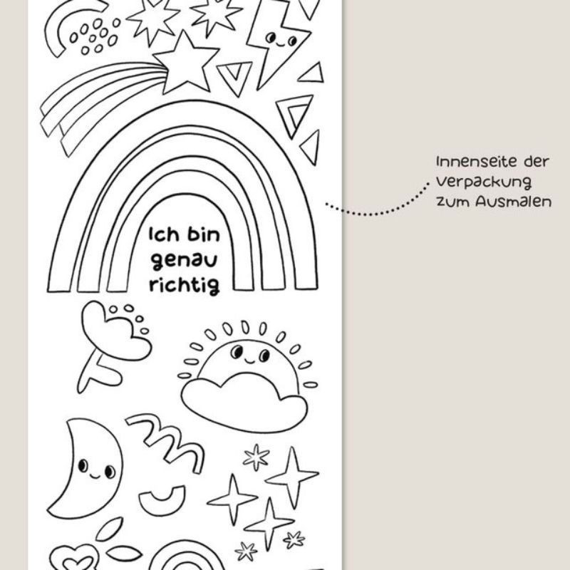 Wasserfeste Sticker Affirmationen
