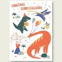 Geburtstagskarte Dinosaurier