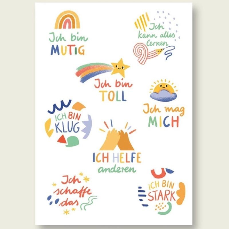 Postkarte Affirmationen