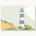 Postkarte Leuchtturm