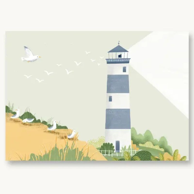 Postkarte Leuchtturm
