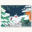 Postkarte Winterabend
