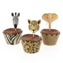 Cupcake Topper & Wrapper Savanne