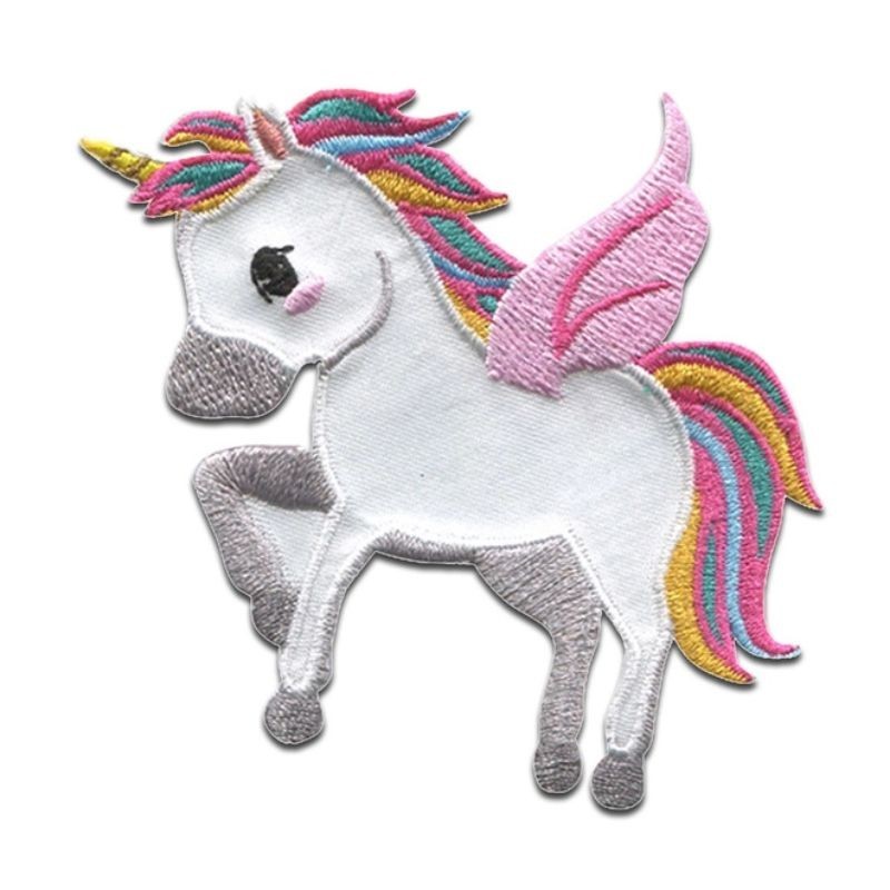 Bügelbild Aufnäher Patch Einhorn