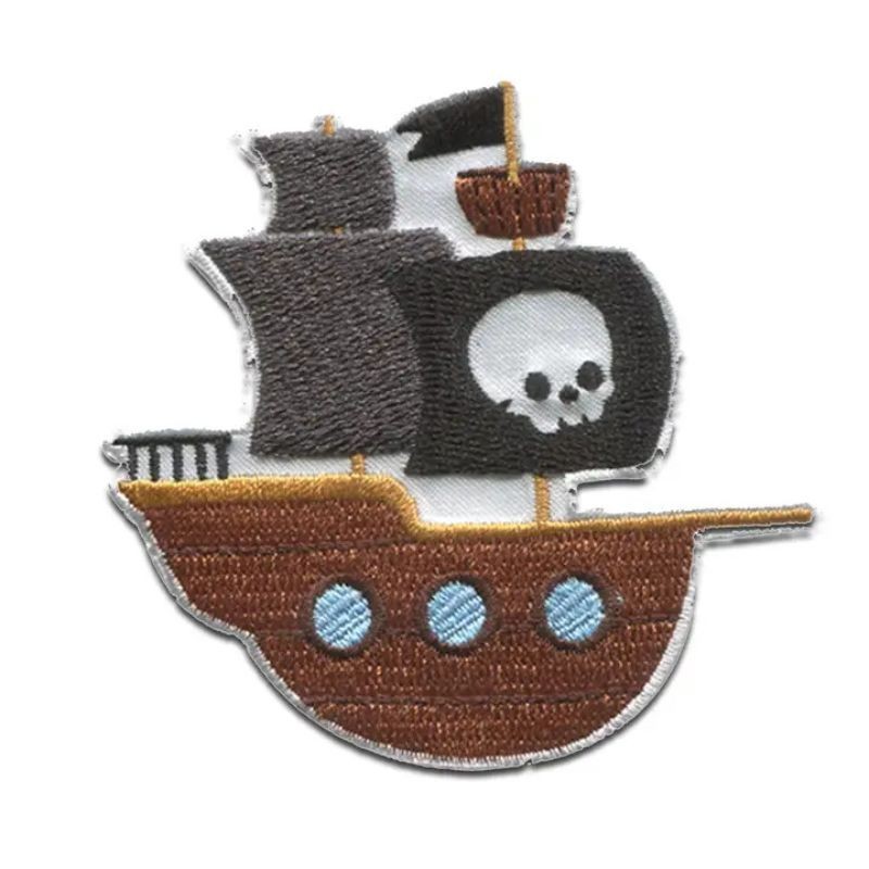 Bügelbild Aufnäher Patch Piratenschiff