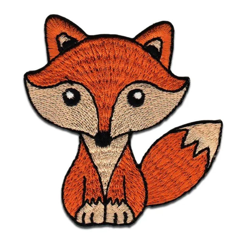 Bügelbild Aufnäher Patch Fuchs
