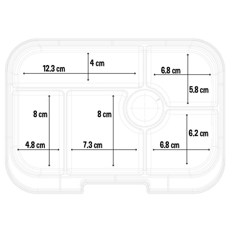 Yumbox Original Znünibox Surf Blue