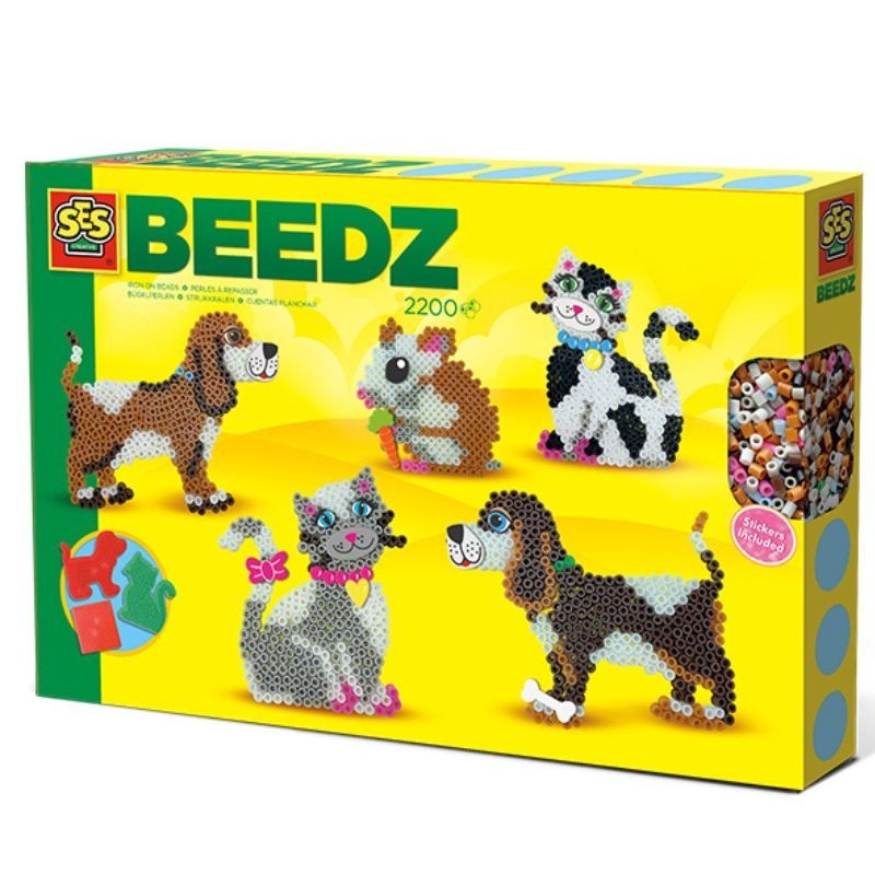 Bügelperlen Set Haustiere