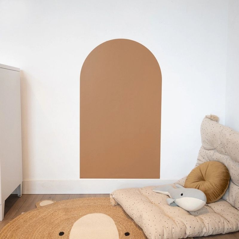 Magnettafel Bogen caramell mit Magneten