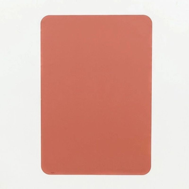 Magnettafel Rechteck terracotta mit Magneten