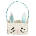 Osternest Osterkorb Hase weiss