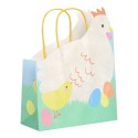 Osternest Geschenkbeutel Huhn 6er Set