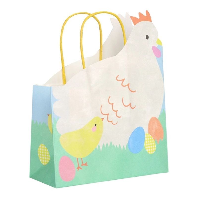 Osternest Geschenkbeutel Huhn 6er Set