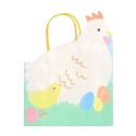 Osternest Geschenkbeutel Huhn 6er Set