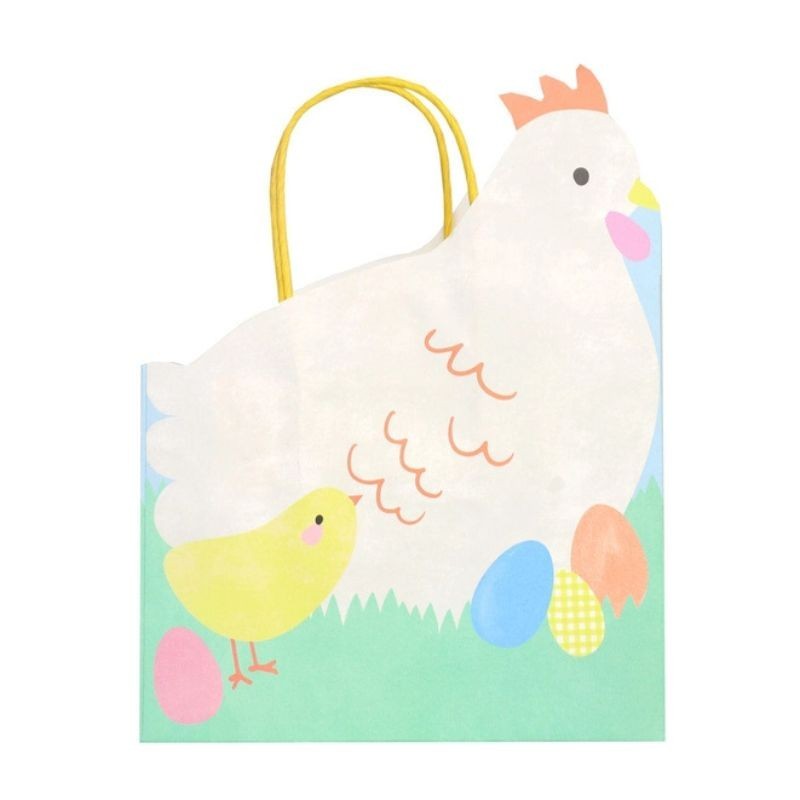 Osternest Geschenkbeutel Huhn 6er Set