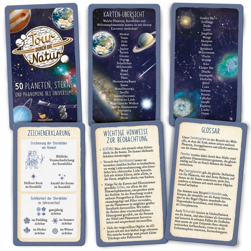 50 Planeten, Sterne und Phänomene des Universums