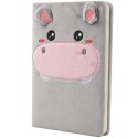 Notizbuch Nilpferd Hippo Plüsch