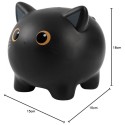 Spardose Katze schwarz