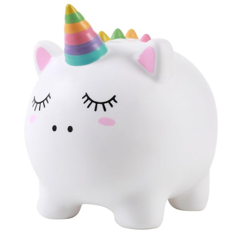 Spardose Einhorn bunt