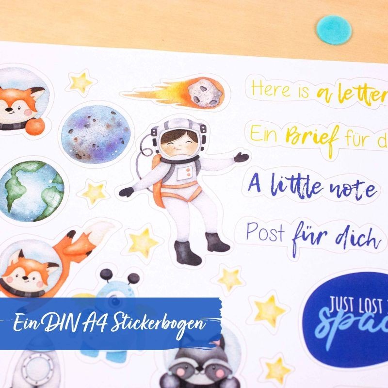Briefpapier Set Astronaut