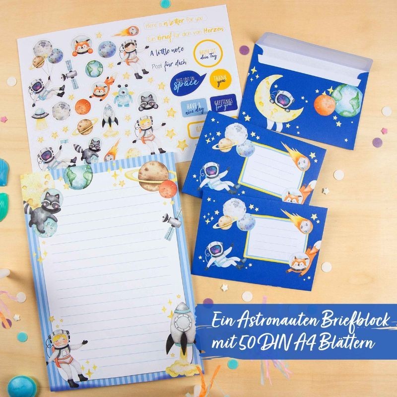 Briefpapier Set Astronaut