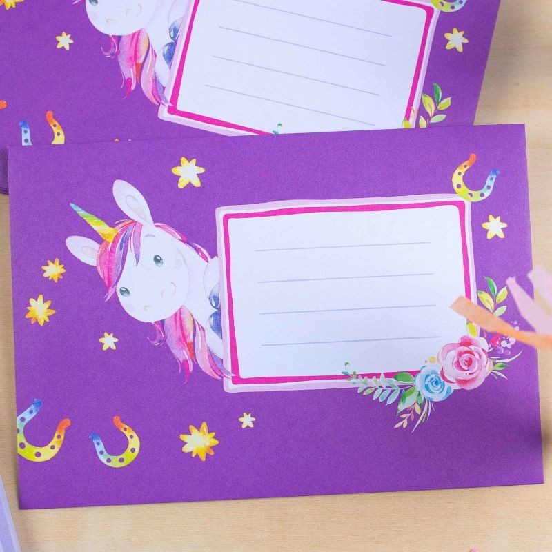 Briefpapier Set Einhorn