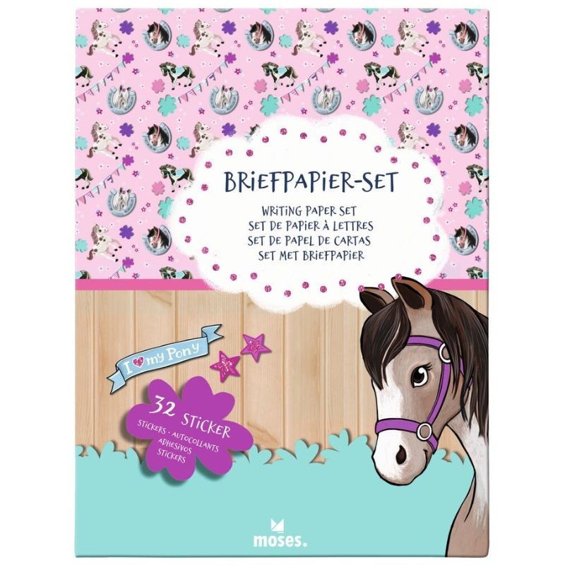 Briefpapier Set Pferde