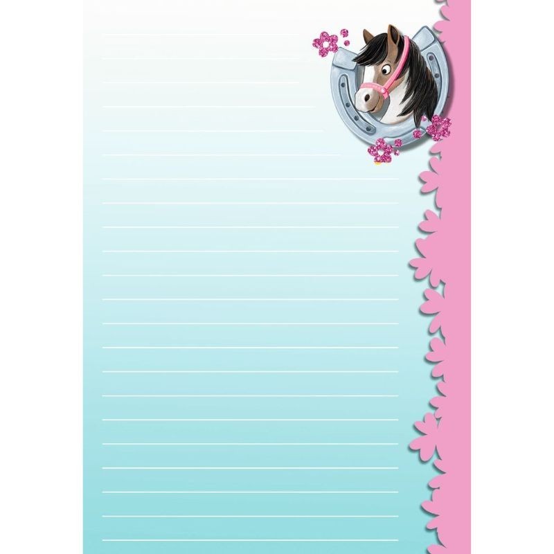 Briefpapier Set Pferde