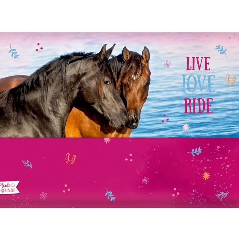 Briefpapier Set Pferdefreunde Live Love Ride