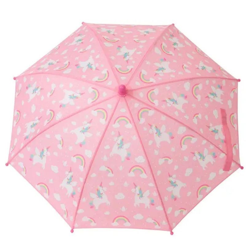 Kinder Regenschirm Einhorn bunt