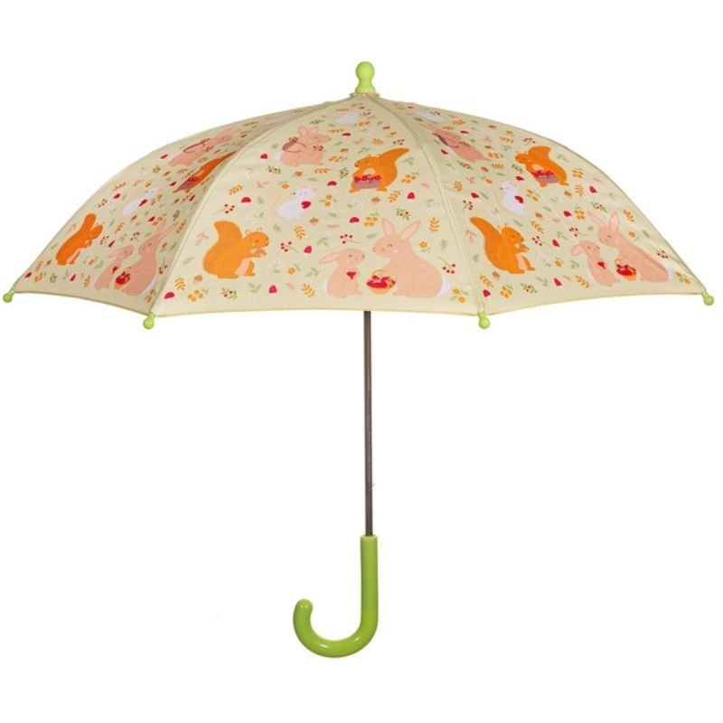 Kinder Regenschirm Hase & Eichhörnchen