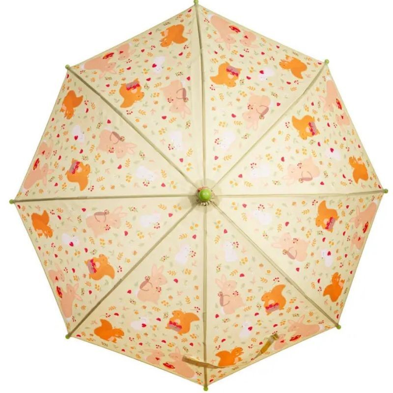 Kinder Regenschirm Hase & Eichhörnchen