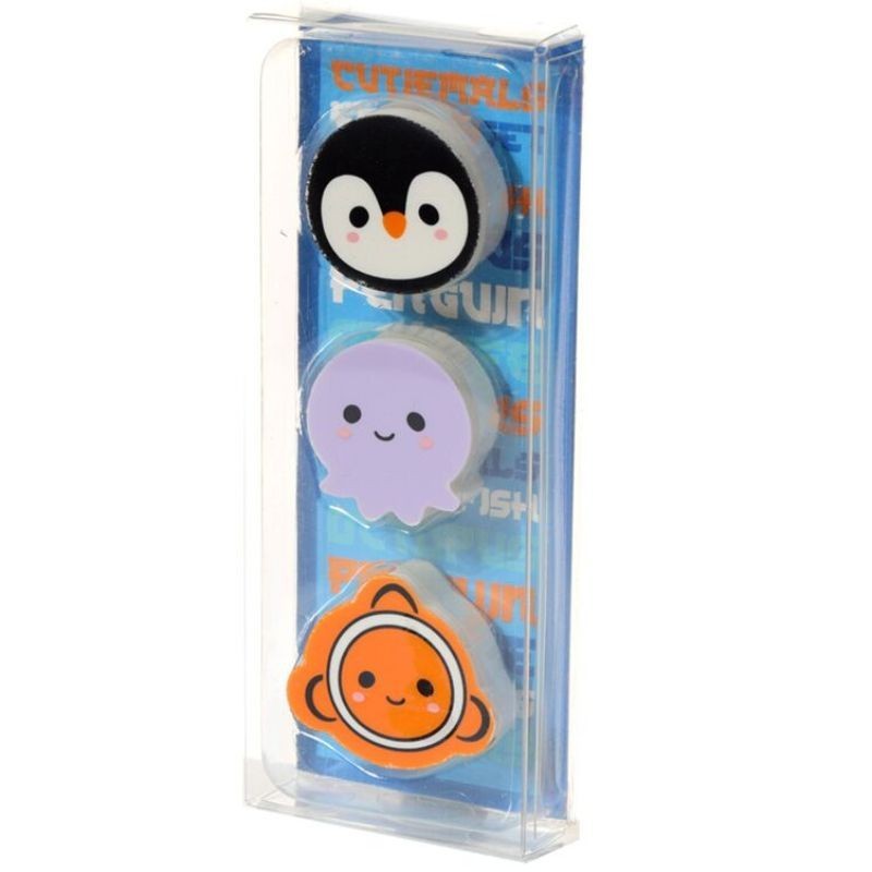 Radiergummi Set Adoramals Meerestiere