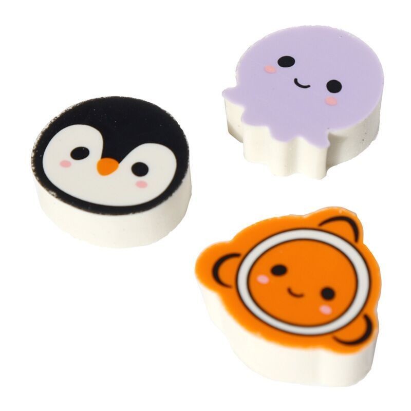 Radiergummi Set Adoramals Meerestiere