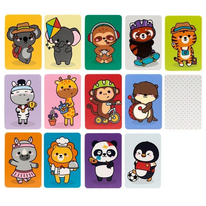 Memory Adoramals Tiere bunt