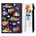 Notizbuch und Schreibset Meerestiere