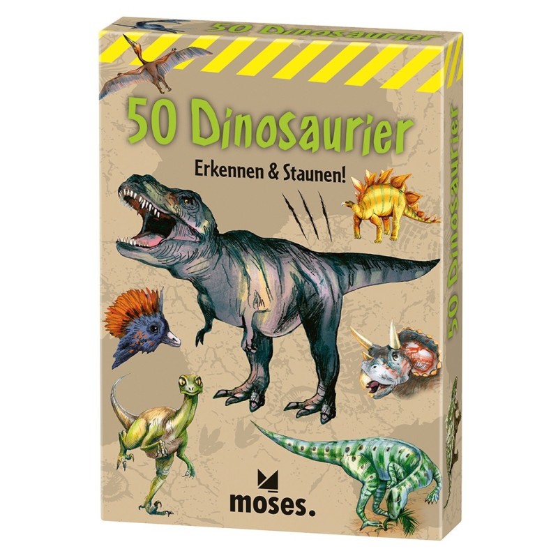 50 Dinosaurier - erkennen & staunen