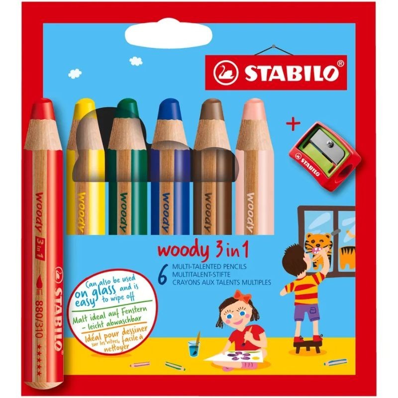 Stabilo Woody 3 in 1 mit Anspitzer