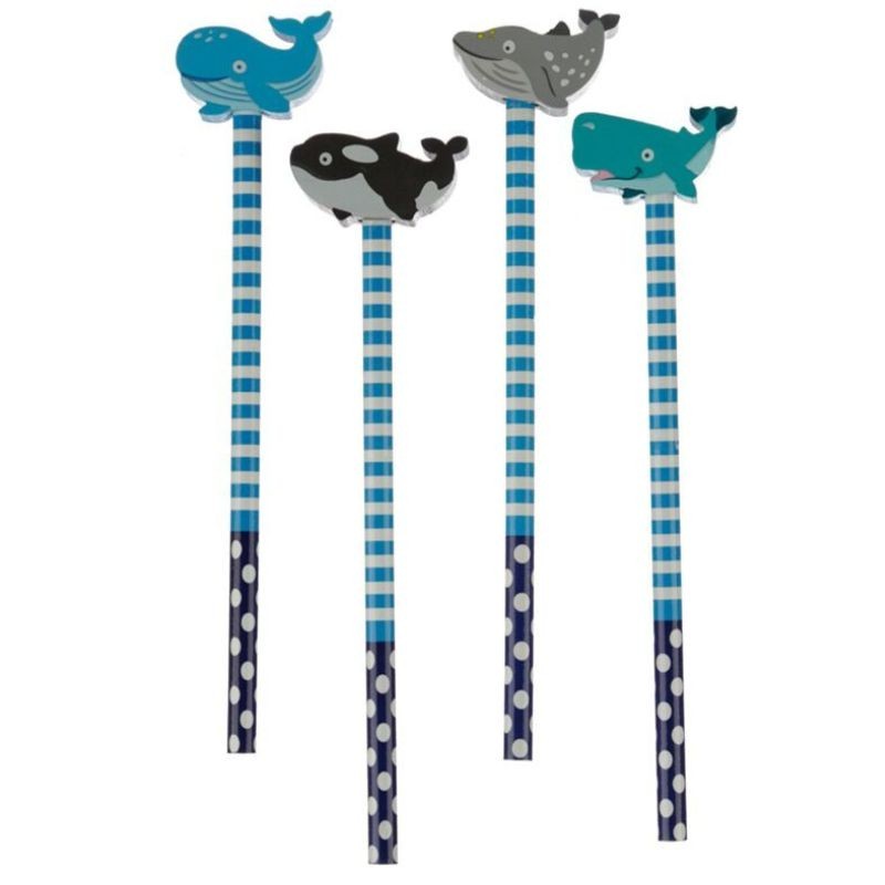 Bleistift Set Wal mit Radiergummi 4er Set