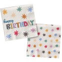 Servietten Happy Birthday Sterne