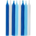 Geburtstagskerzen in blau