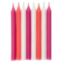 Geburtstagskerzen in rosa
