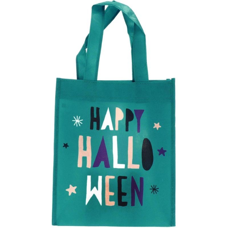 Halloween Tasche Trick or Treat türkis